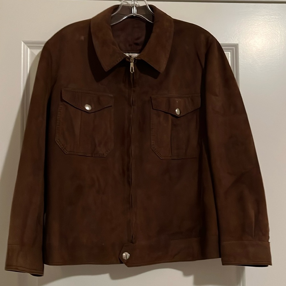 Kent Antilop Brown Leather Jacket From Turkey